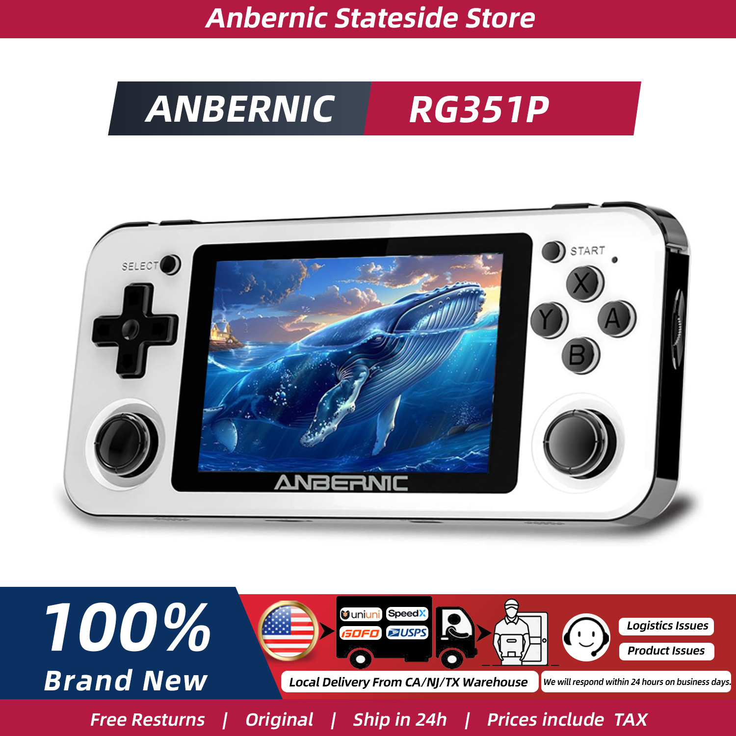 Retro Gaming Kiosk - ANBERNIC RG351P 휴대용 레트로 게임 콘솔