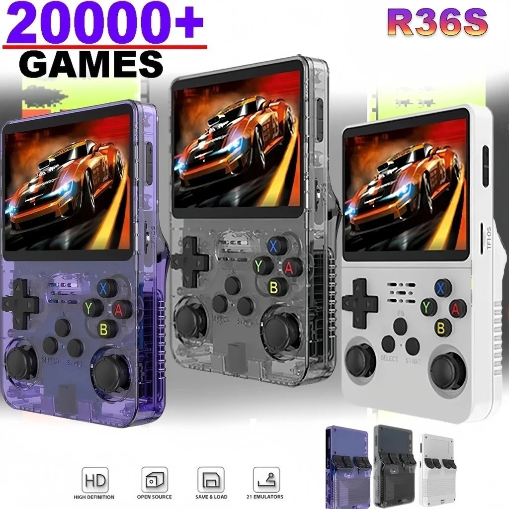 Retro Gaming Xbox 360 - 미니 R36S 레트로 휴대용 비디오 게임