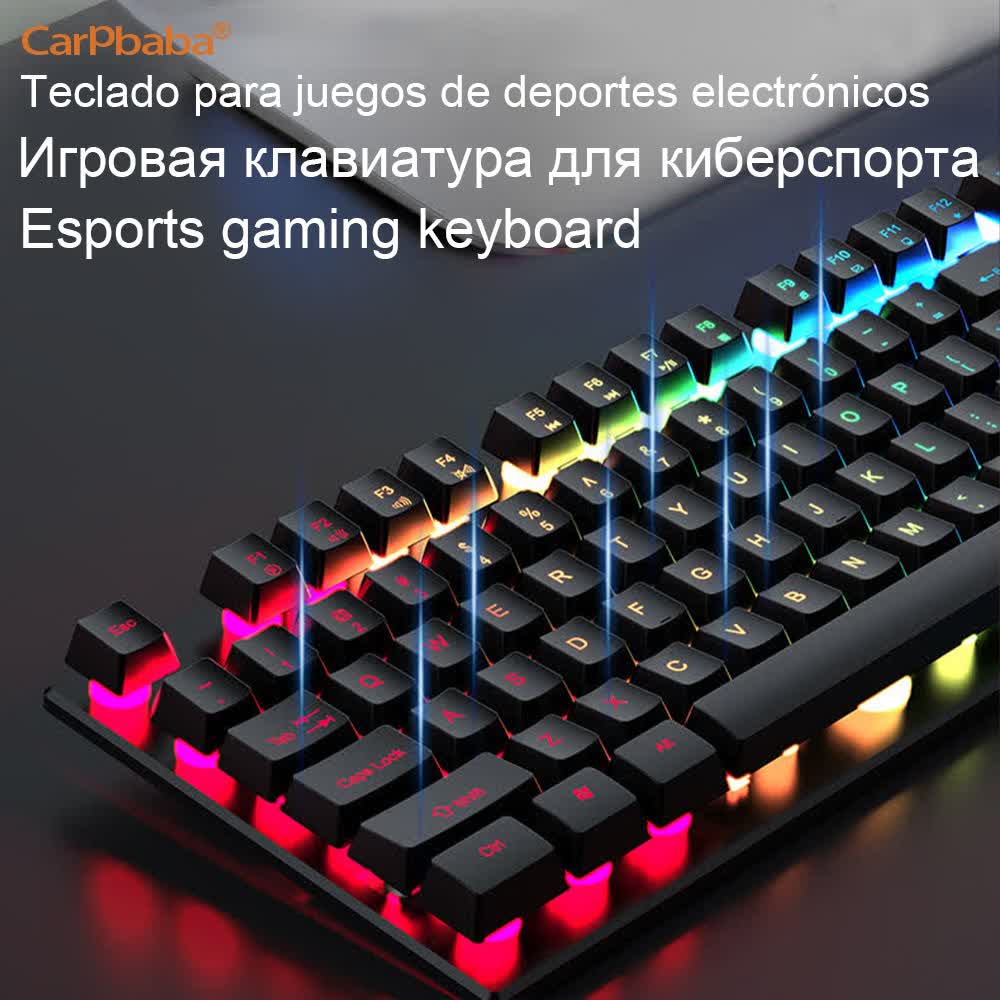 Retro Gaming Uk - Carpbaba 레트로 라운드 펑크 기계식 키보드,