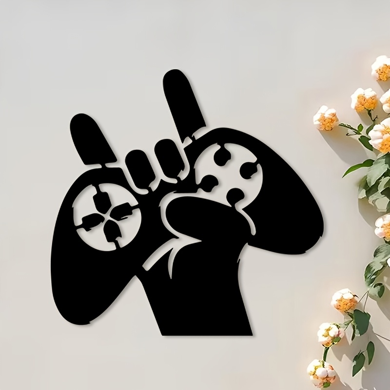 Retro Gaming Decor - 레트로 게임용 금속 벽 장식 철제