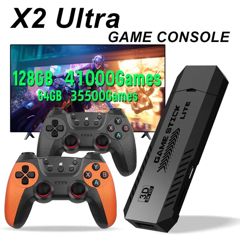 Retro X8 Gaming Console - X2 울트라 프로 레트로 게임 스틱