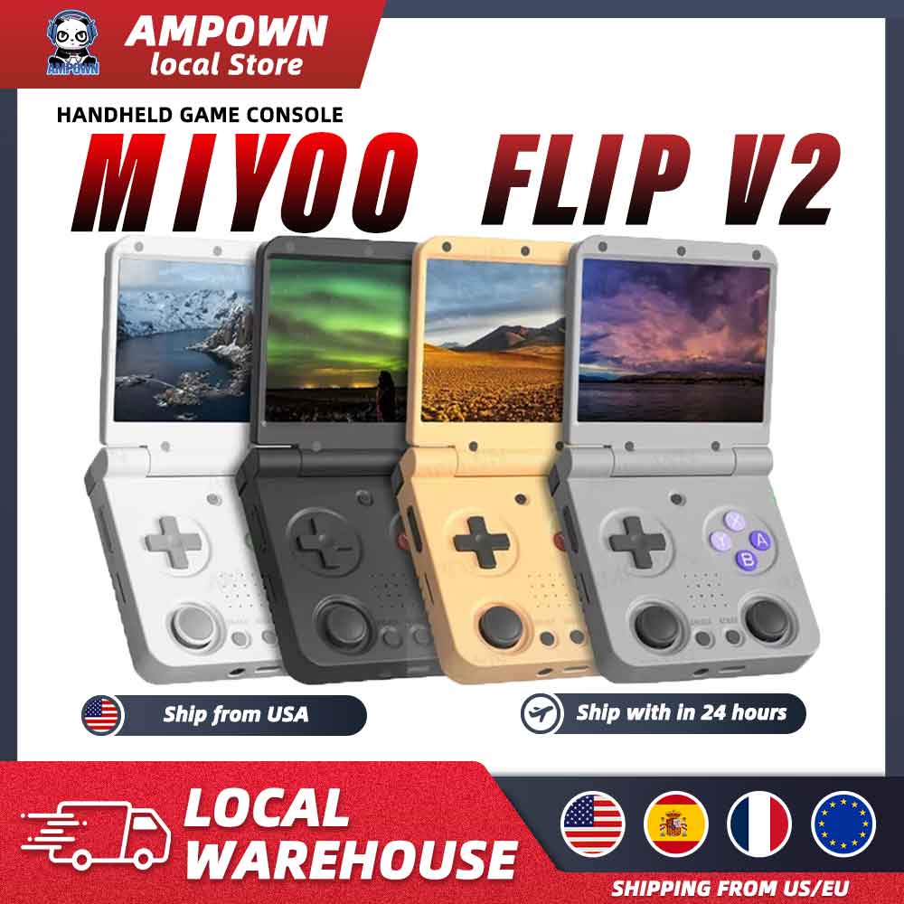 Retro Gaming On Linux - MIYOO Flip V2 휴대용 게임 콘솔