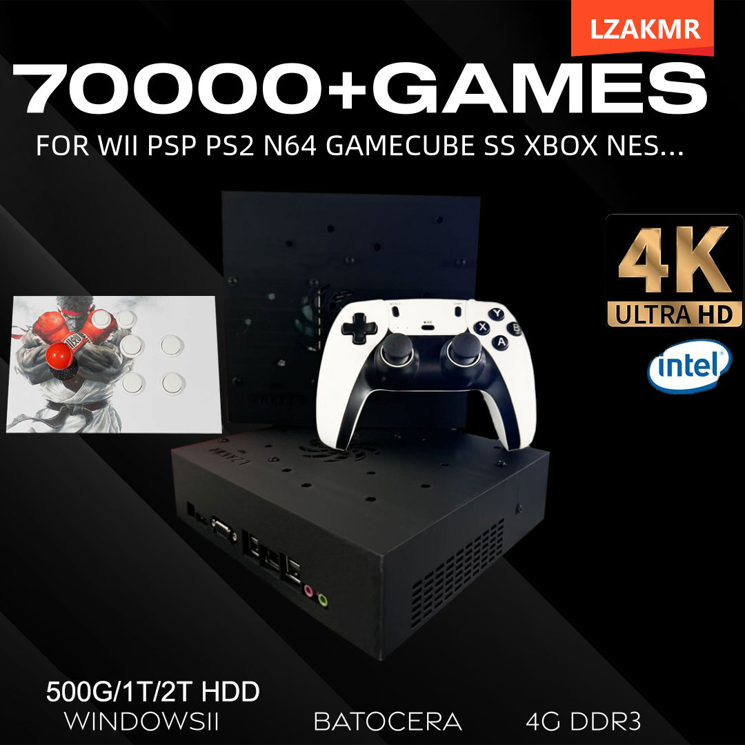 Retro Gaming Batocera - 레트로 게임 콘솔 70000+ 게임 2TB
