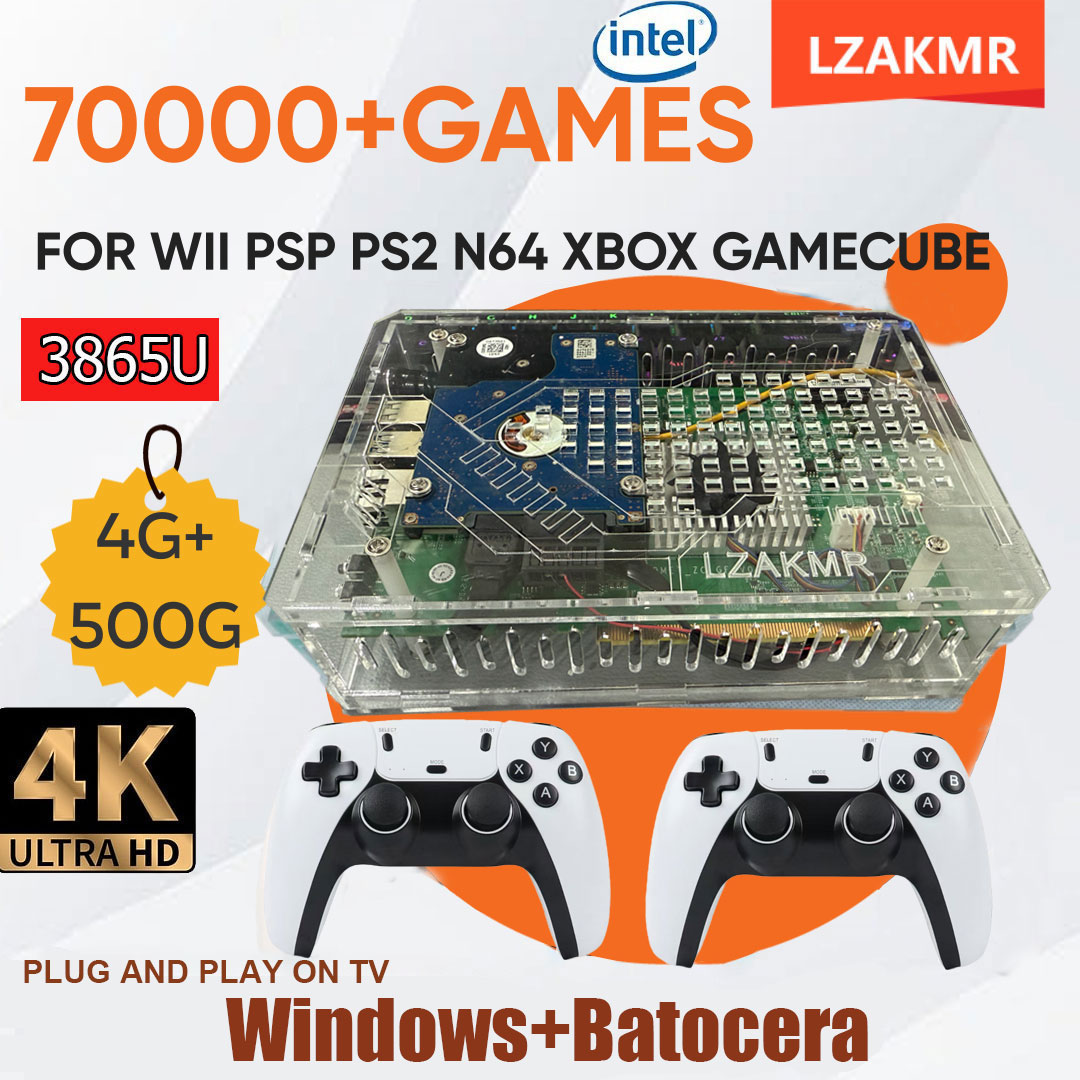 레트로 U9 PRO 게임 콘솔 500GB 게임용 HDD - Retro Gaming Batocera 리뷰 및 가격