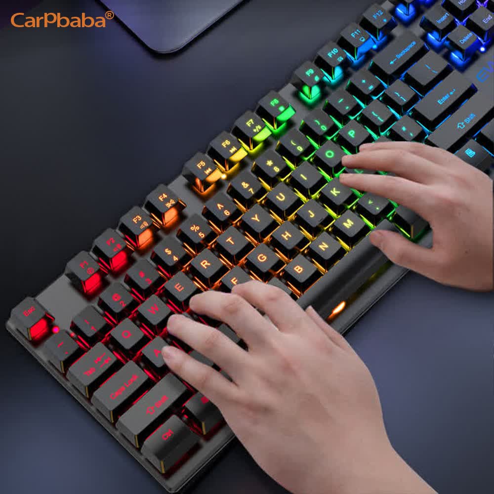Carpbaba 레트로 라운드 펑크 기계식 키보드, 블 - Retro Gaming Uk 리뷰 및 가격