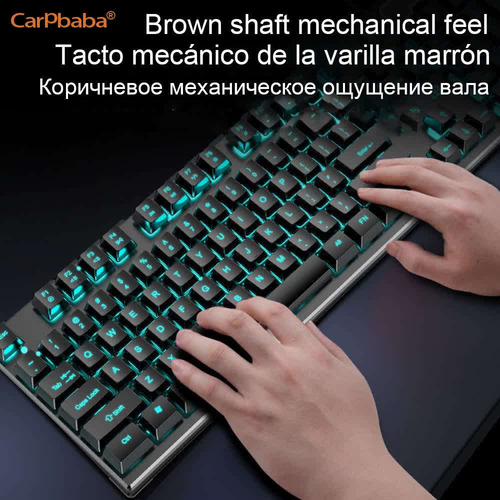 Carpbaba 레트로 라운드 펑크 기계식 키보드, 블 - Retro Gaming Uk 리뷰 및 가격