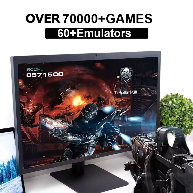 새로운 M88 레트로 게임 콘솔 4K HD 내장 게임  - Retro Gaming Batocera 리뷰 및 가격