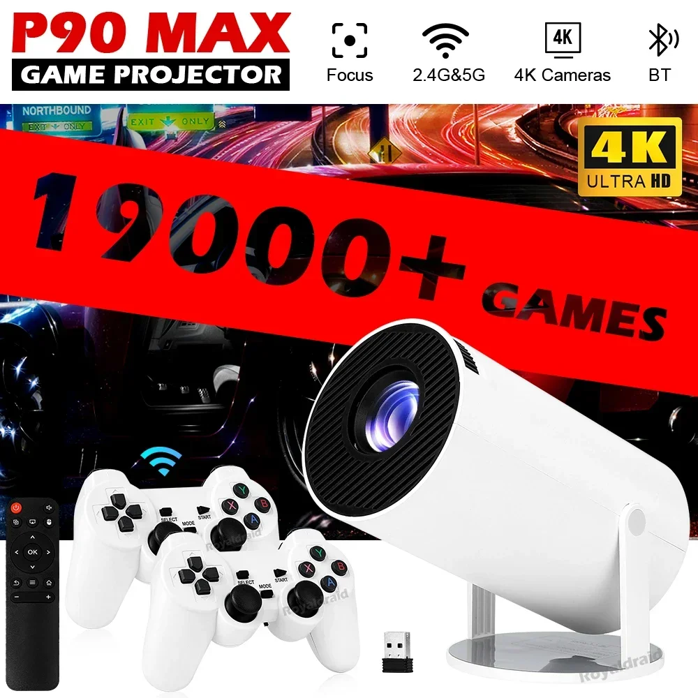 P90 Max 휴대용 스마트 게임 프로젝터 비디오 게임 - Retro Gaming With Projector 리뷰 및 가격