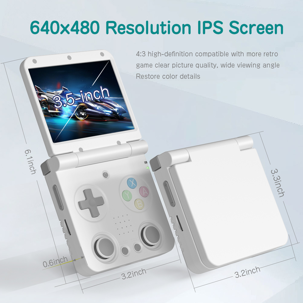 MIYOO FLIP V2 휴대용 게임기 3.5인치 IP - Retro Gaming Os Linux 리뷰 및 가격
