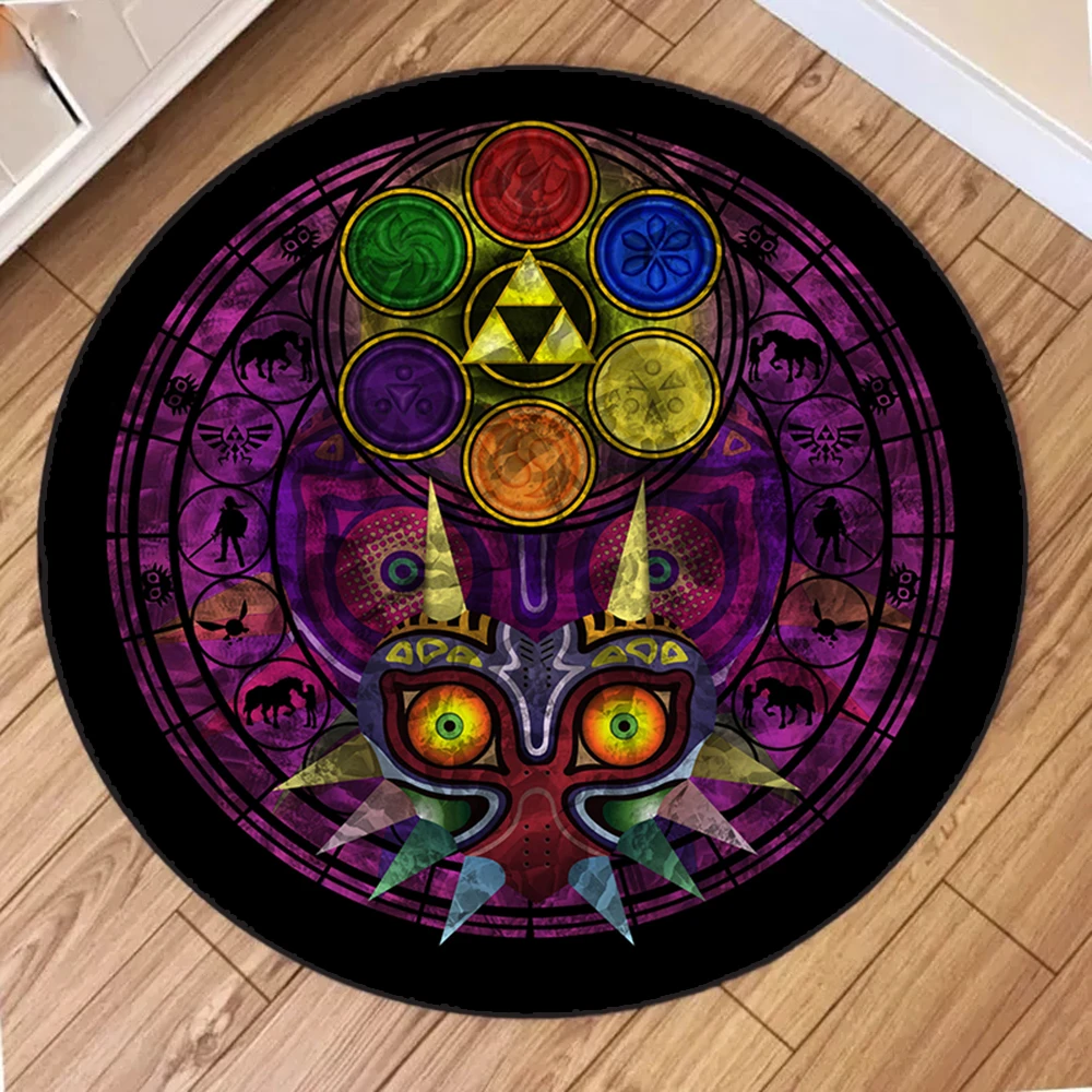 젤다 심볼 라운드 러그 레트로 스타일 게임 룸 카펫 거 - Retro Gaming Zelda 리뷰 및 가격