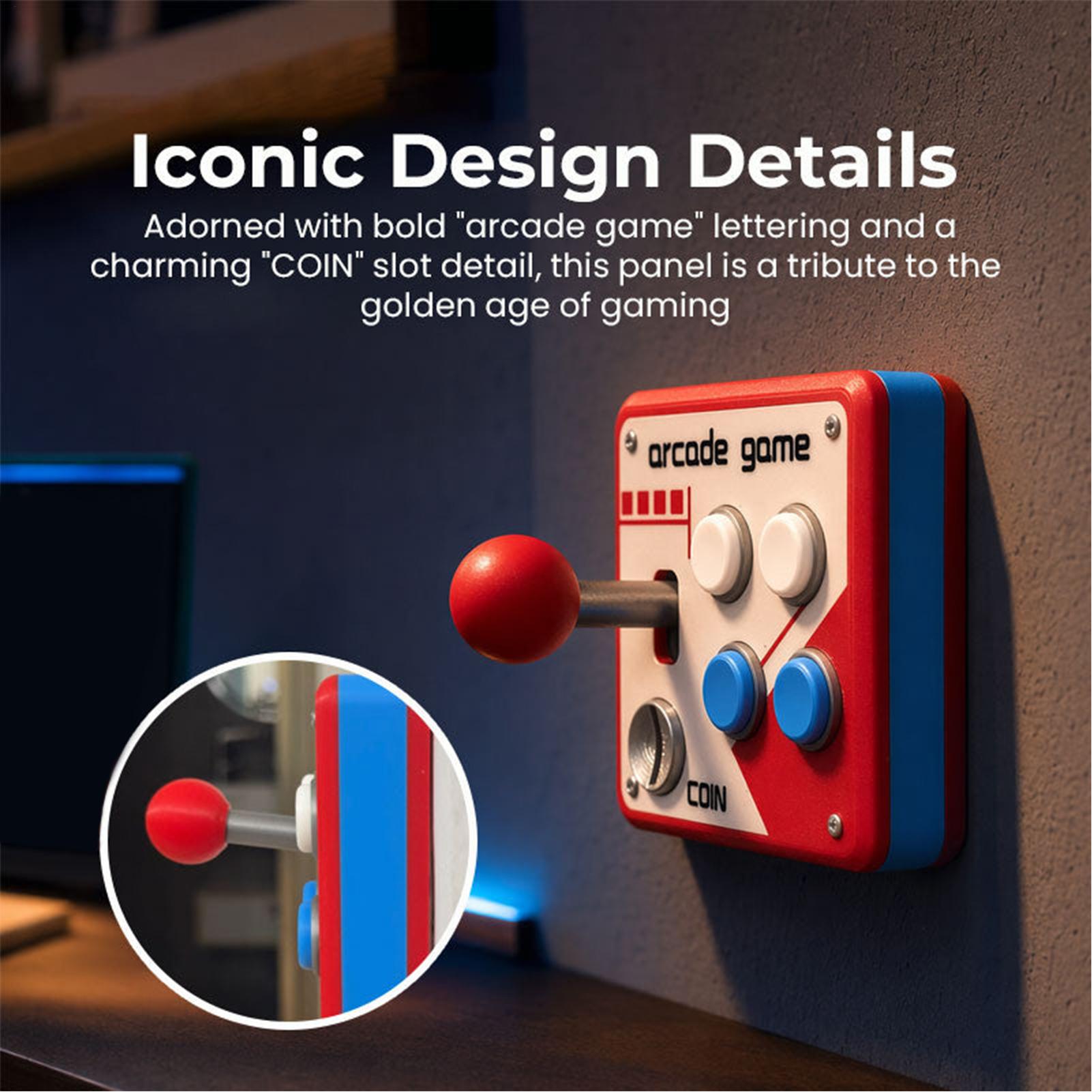 창의적인 레트로 아케이드 게임 조명 스위치 커버, 레트 - Retro Gaming Decor 리뷰 및 가격
