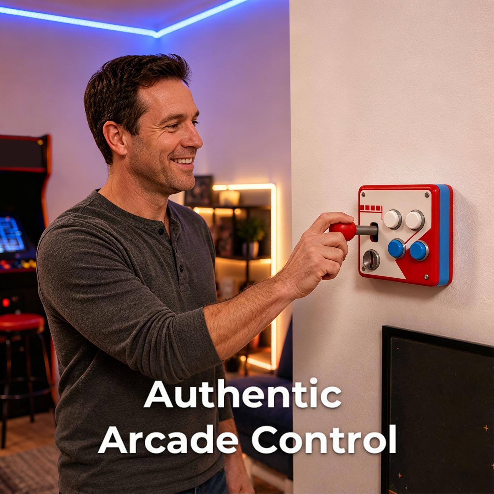 창의적인 레트로 아케이드 게임 조명 스위치 커버, 레트 - Retro Gaming Decor 리뷰 및 가격