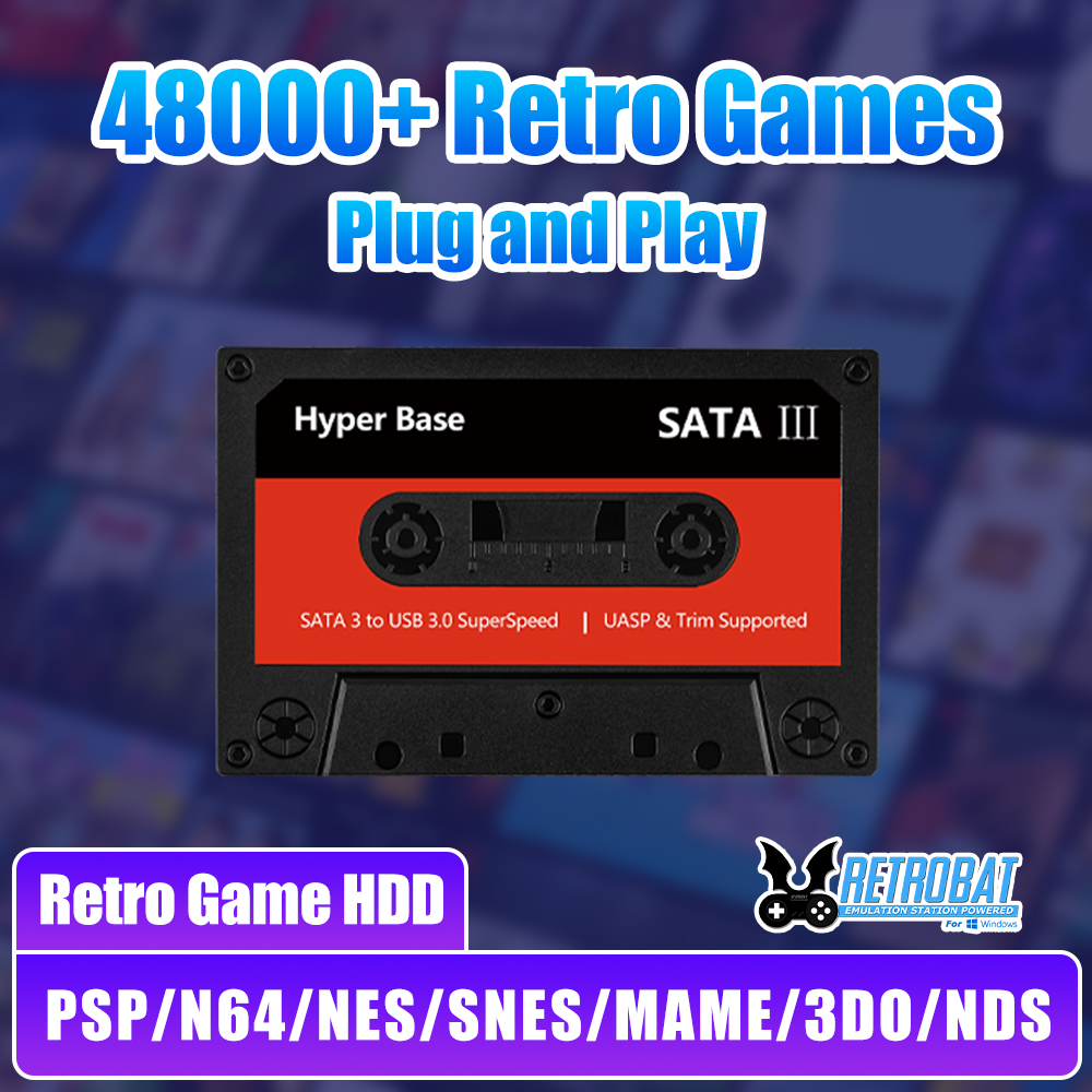 바토세라 500G 게임 하드 드라이브 내장 48000+ - Retro Gaming Batocera 리뷰 및 가격