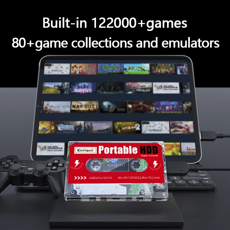 KINHANK 슈퍼 콘솔 X 게임용 HDD Batoce - Retro Gaming Batocera 리뷰 및 가격