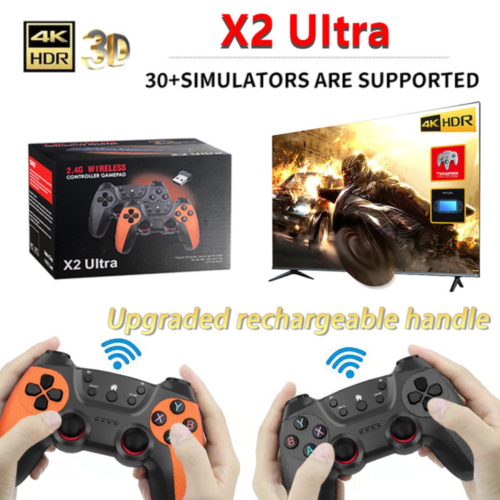 X2 울트라 레트로 게임 스틱 4K, HDMI 플러그  - Retro X8 Gaming Console 리뷰 및 가격
